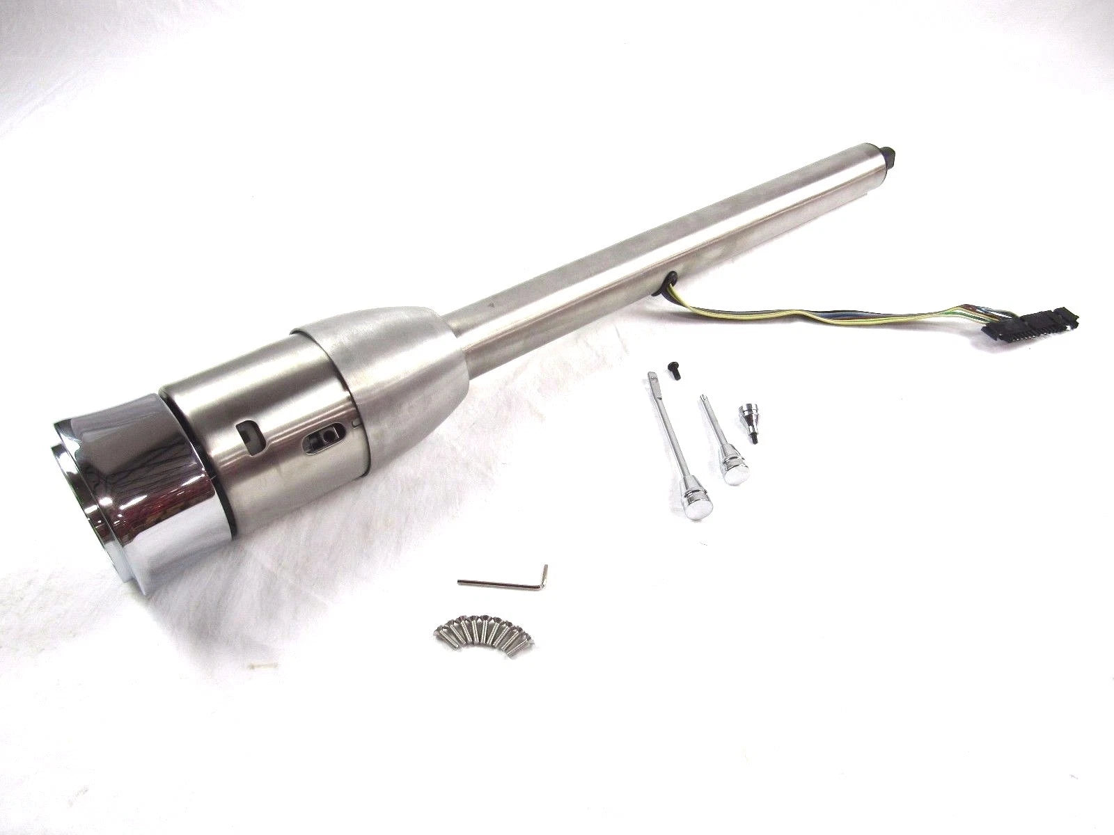 32'' Tilt Manual Steering Column W/ Wheel Adapter Natural S81015