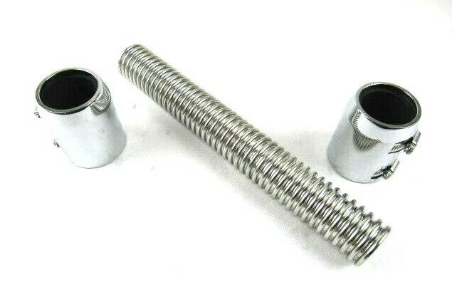 12" Universal Chevy/Ford Stainless Steel Radiator Hose Kit Chrome K72801C