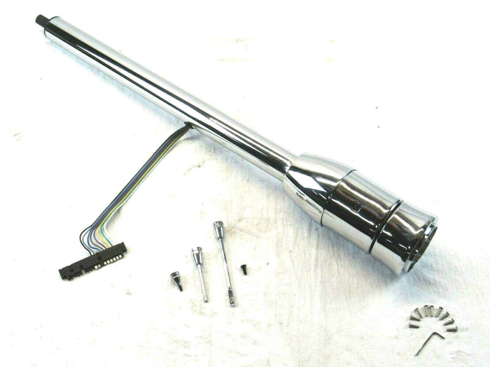 Universal GM 32'' Tilt Manual Steering Column W/ Wheel Adapter Chrome S81015C