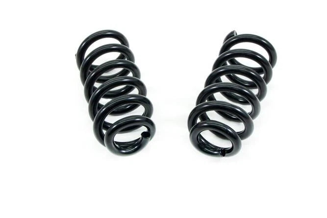 1963-1987 Chevy C10 2'' Drop Front Drop Coil Springs Black pair C21613