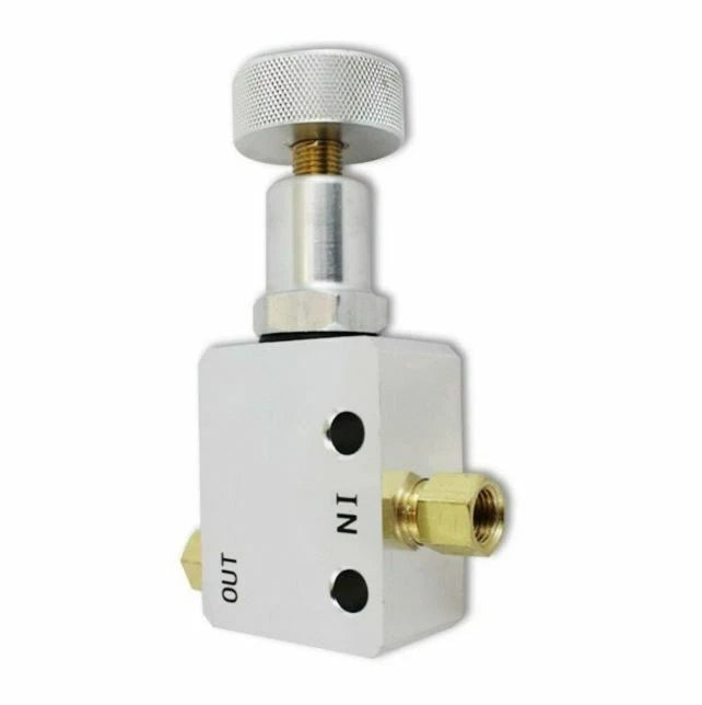 3/8''-24 Adjustable Proportioning Valve 100-1000 PSI Chrome B10282C