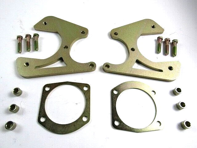 GM C10 Impala Rear 10/12 Bolt Disc Brake Caliper Brackets Zinc C20572