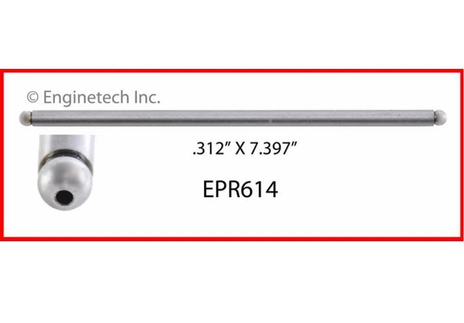 Stock 7.400 Length Pushrods Set 1997+ Chevrolet Gen III IV 4.8 5.3 5.7 6.0 6.2