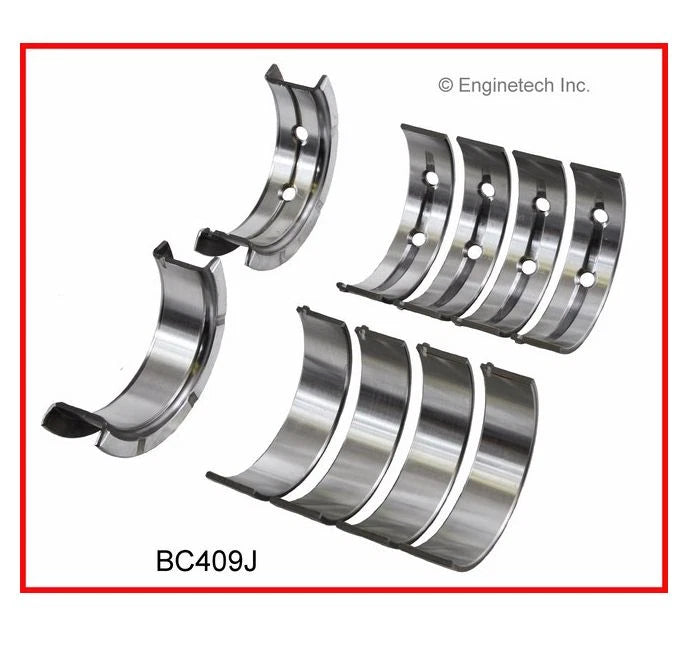 Main & Rod Bearings w/ Moly Piston Rings for Chevrolet LS Gen III IV 4.8L 5.3L