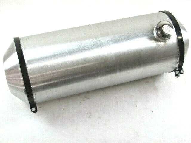 Universal Round Spun Aluminum 9.5 Gallon Fuel Tank, Center Outlet F52035