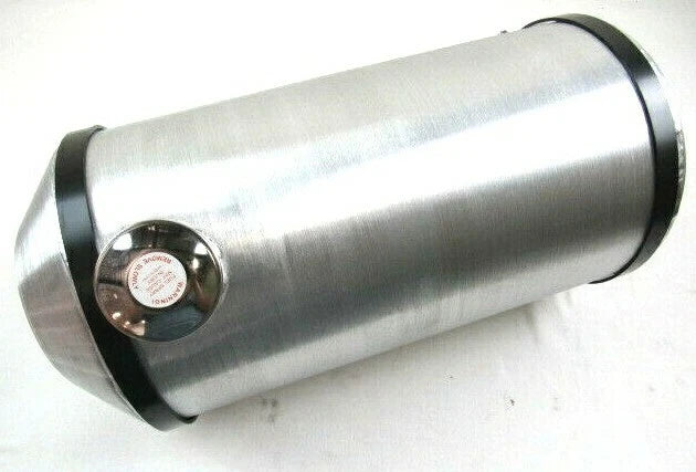 Universal Round Spun Aluminum 7 Gallon Fuel Tank, Center Outlet F52032