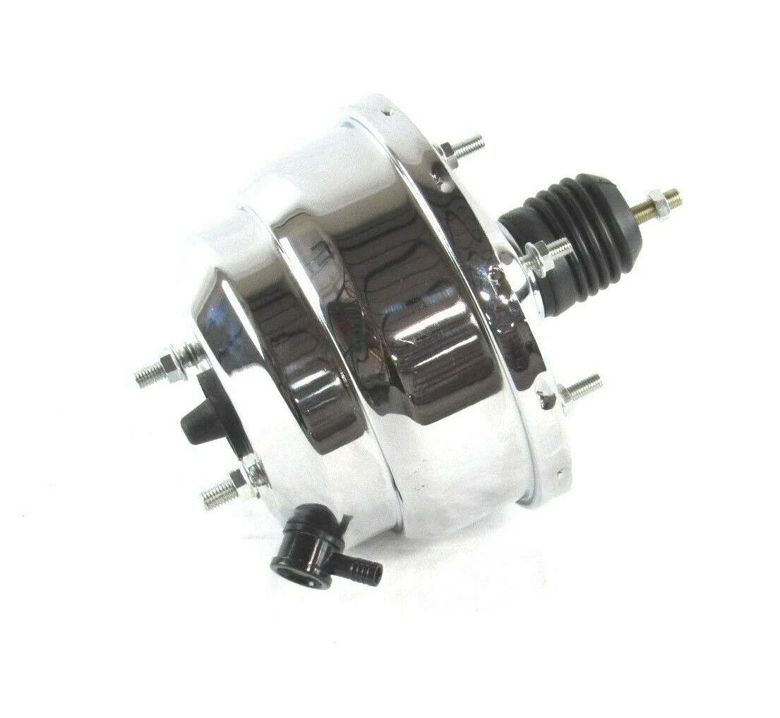 GM/ Chevy 8" Dual Diaphragm Power Brake Booster Chrome B10604C