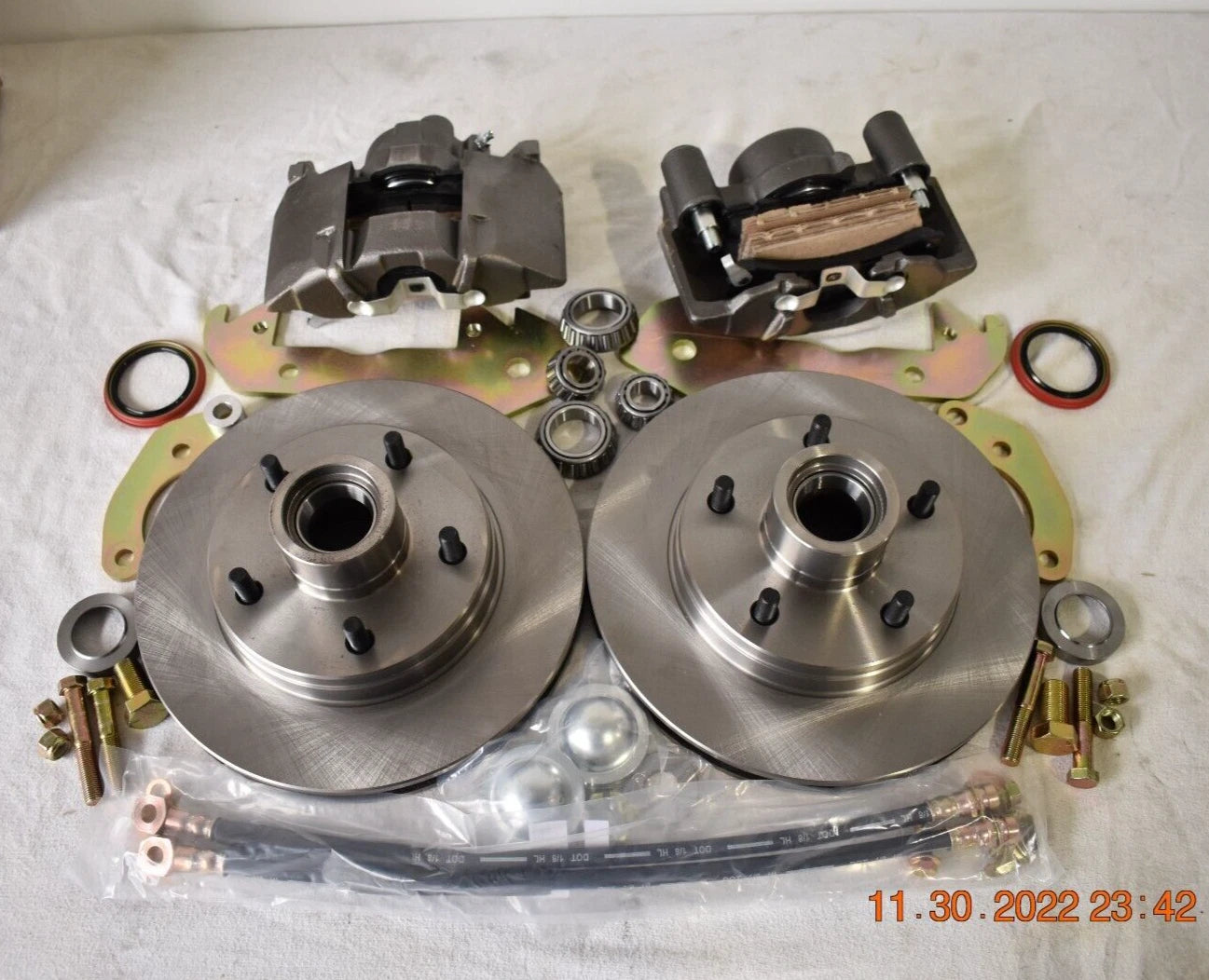 1959 1960 1961 CHEVY IMPALA DISC BRAKES FITS 14" STOCK+13'S WHEELS ZERO OFFSET