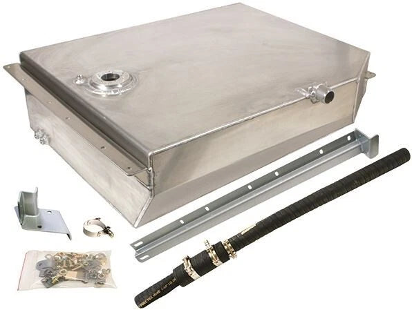 1955-57 Chevy 150 210 Aluminum Fuel Tank 25 Gallon Seamed Frame F52017