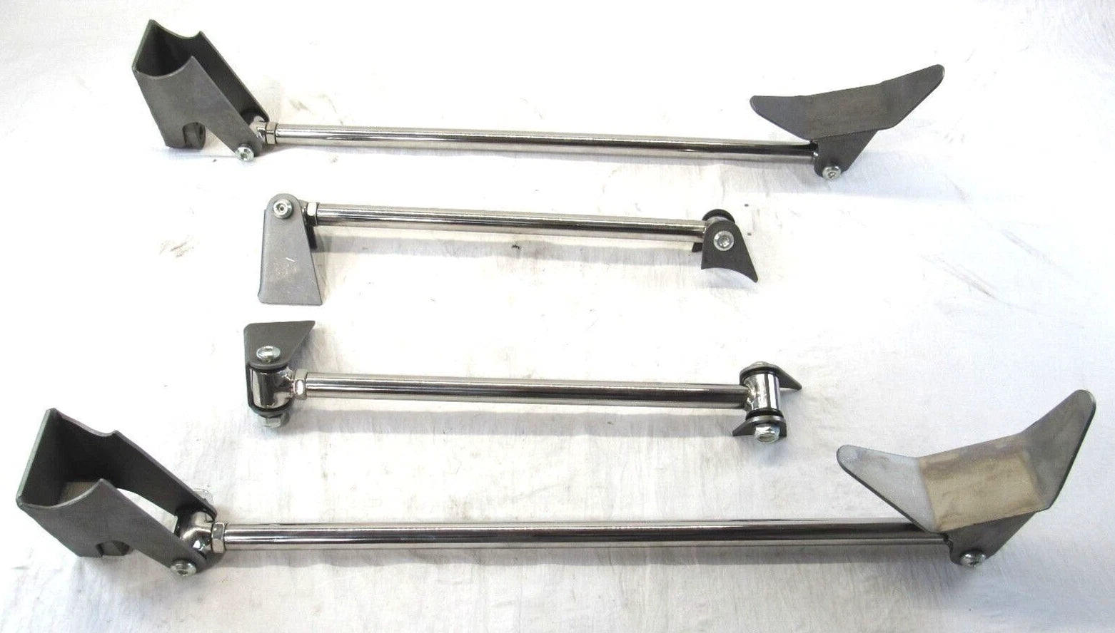 1928-40 Ford Triangulated 4-Link Rear Suspension w Brackets Stainless C25015S