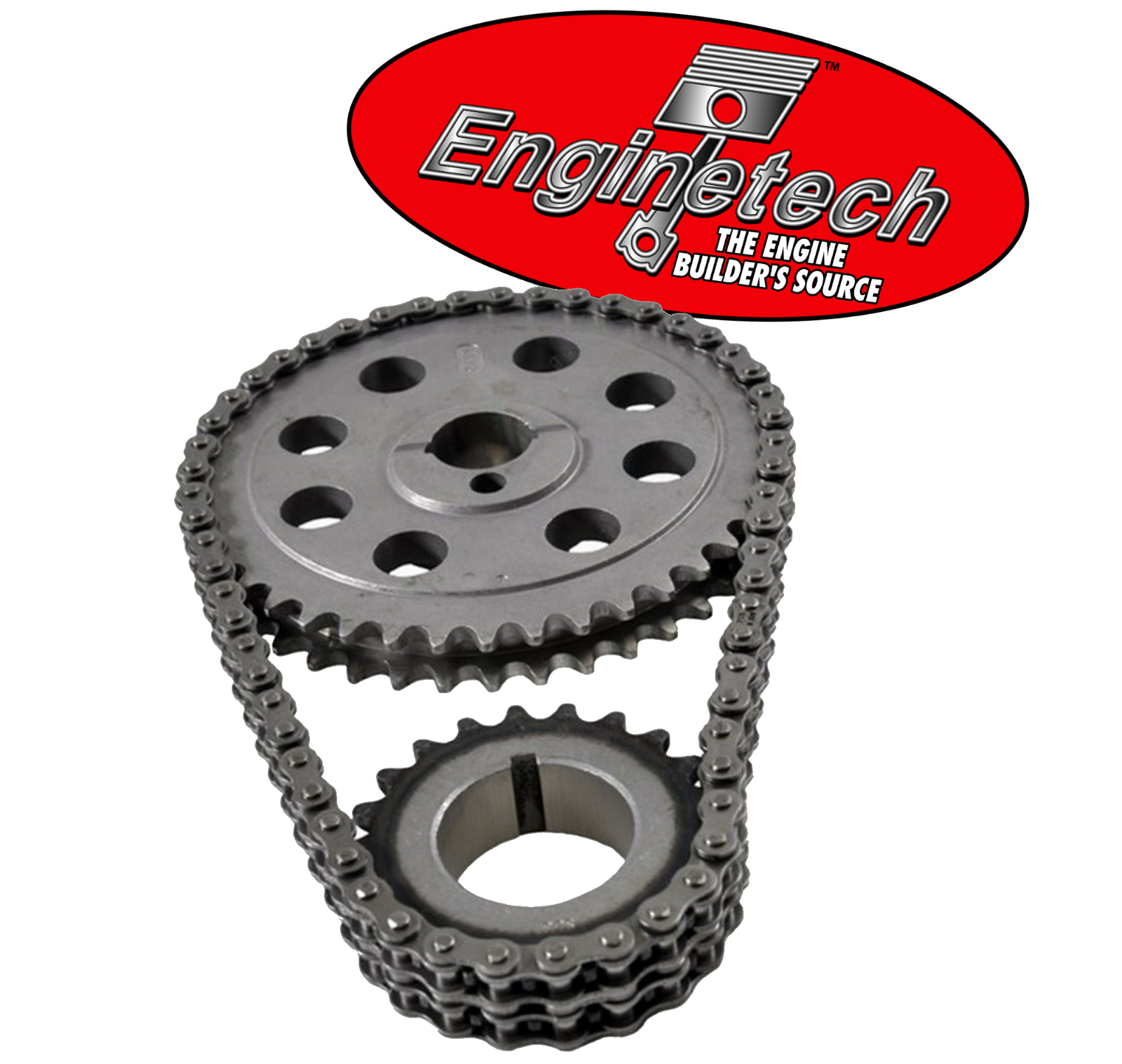 HD-Doppelrollen-Steuerkettensatz für Ford SBF 302 347 351W Windsor 5.0L 5.8L