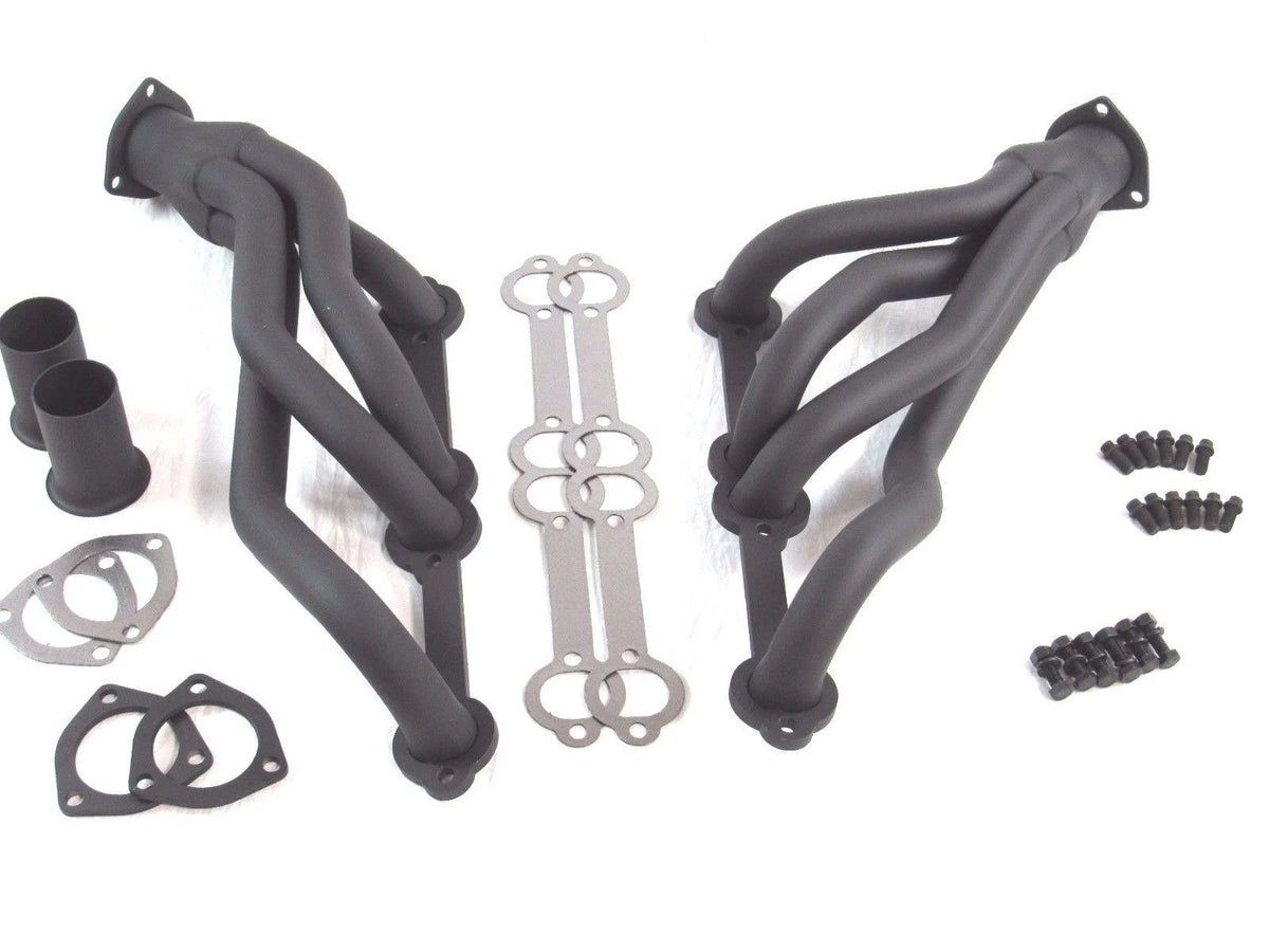 Chevelle, Camaro, Monte, Nova Mid Length Chevy 350 Header Black