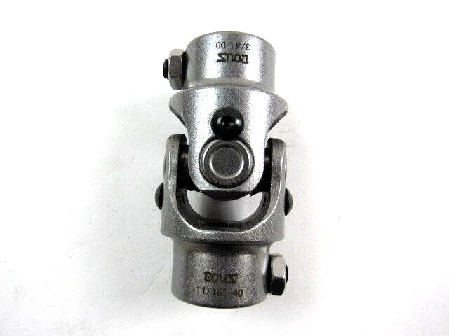11/16''-40 X 3/4''DD Steel Steering Shaft Universal U-Joint Raw S83139