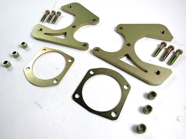 GM C10 Impala Rear 10/12 Bolt Disc Brake Caliper Brackets Zinc C20572