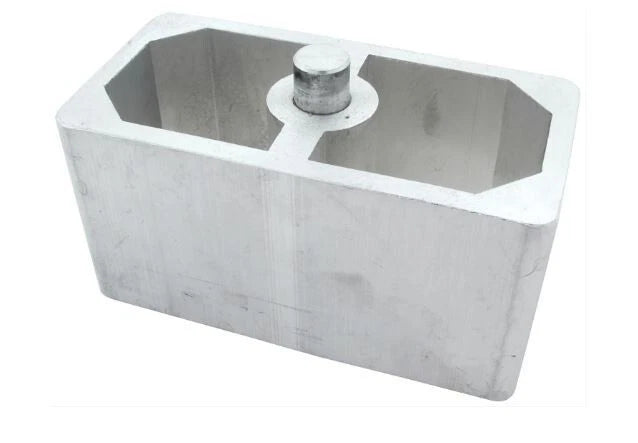 Leaf Spring 3.5'' Aluminum Extruded Lowering Block C23221