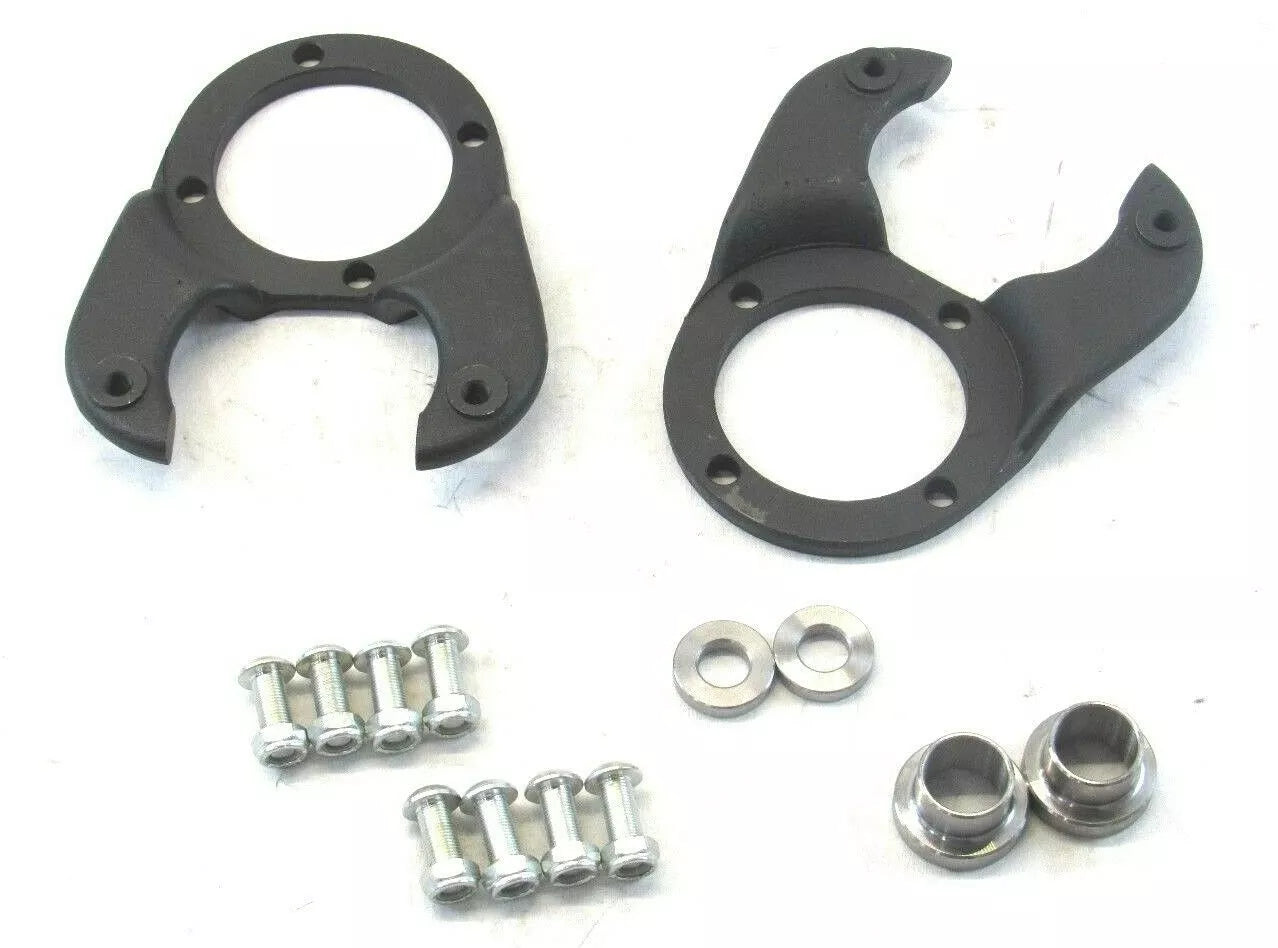1928-1948 Ford Straight Axle Disc Brake Caliper Bracket Set Black C20560
