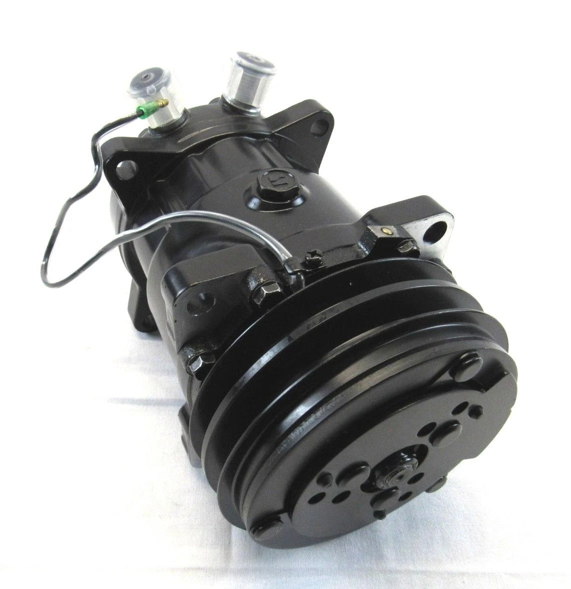 V-Belt Sanden 508 Style A/C Air Conditioning Compressor Black D32102BK