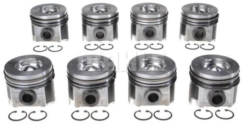 2003-10 Ford 6.0L Powerstroke Mahle Kolben & Ring Kit Set 8 .030 Kolbenringe