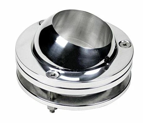 Aluminum 2'' Universal Steering Column Ball Swivel Mount Polished S83021B