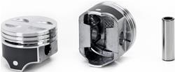 289 302 Ford STD Hypereutectic Coated Flat Top Pistons Set 8 Cast Rings