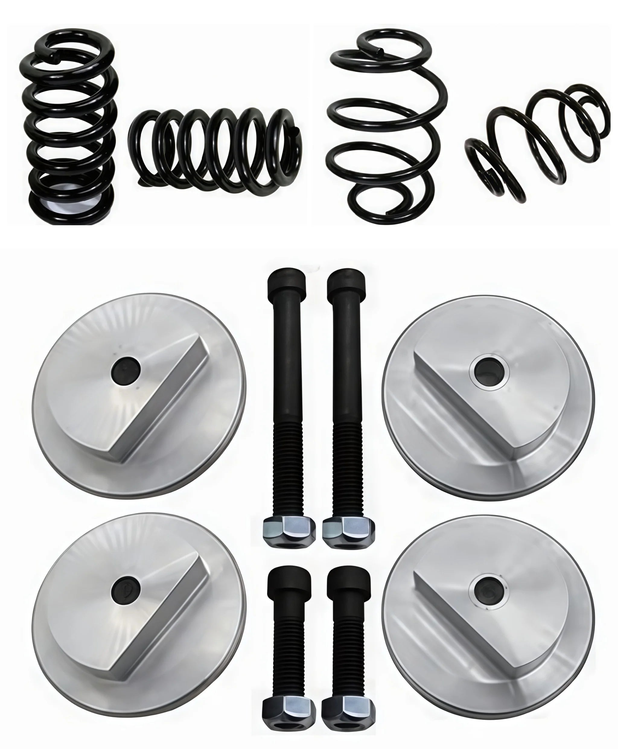 1963-72 Chevy GMC Truck C-10 Front 1" Rear 3" Lowered Coil Spring Set