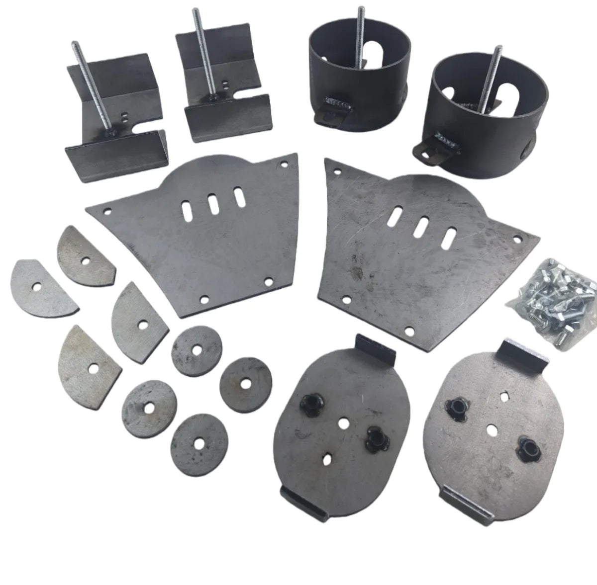 1958-64 Chevy lmpala Front 8 Rear Bag Brackets Complete Bolt- in AirRide Bags