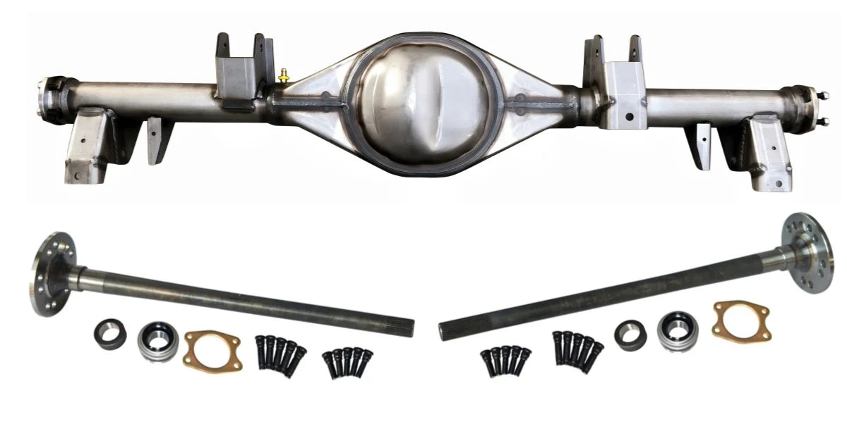 65-70 Chevy B-Body Crate Rearend w/ Axles, 63-1/2", Notch Back Center Housing