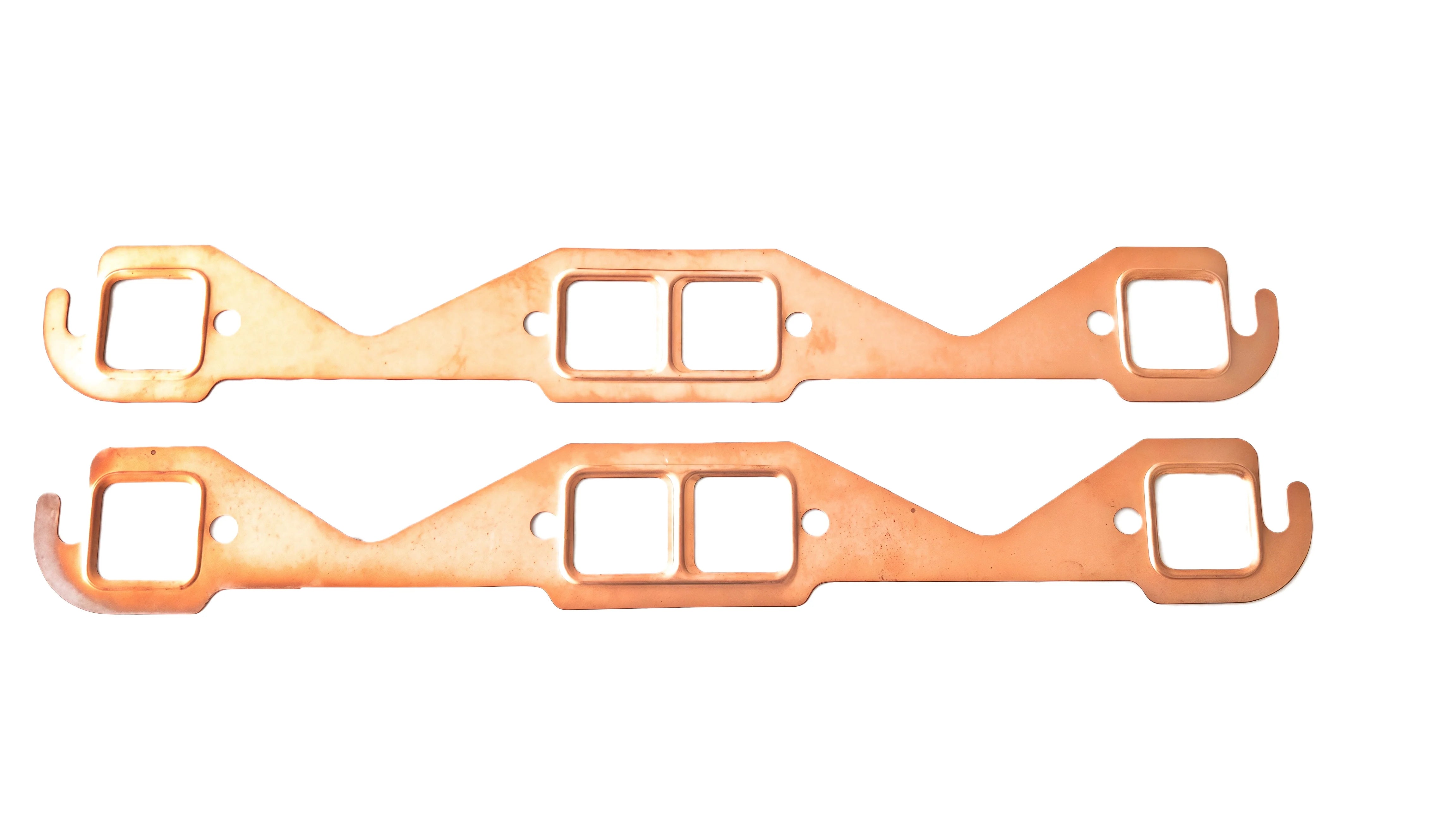 SBC Copper Seal Exhaust Gasket, Square Port 1.38" X 1.38"