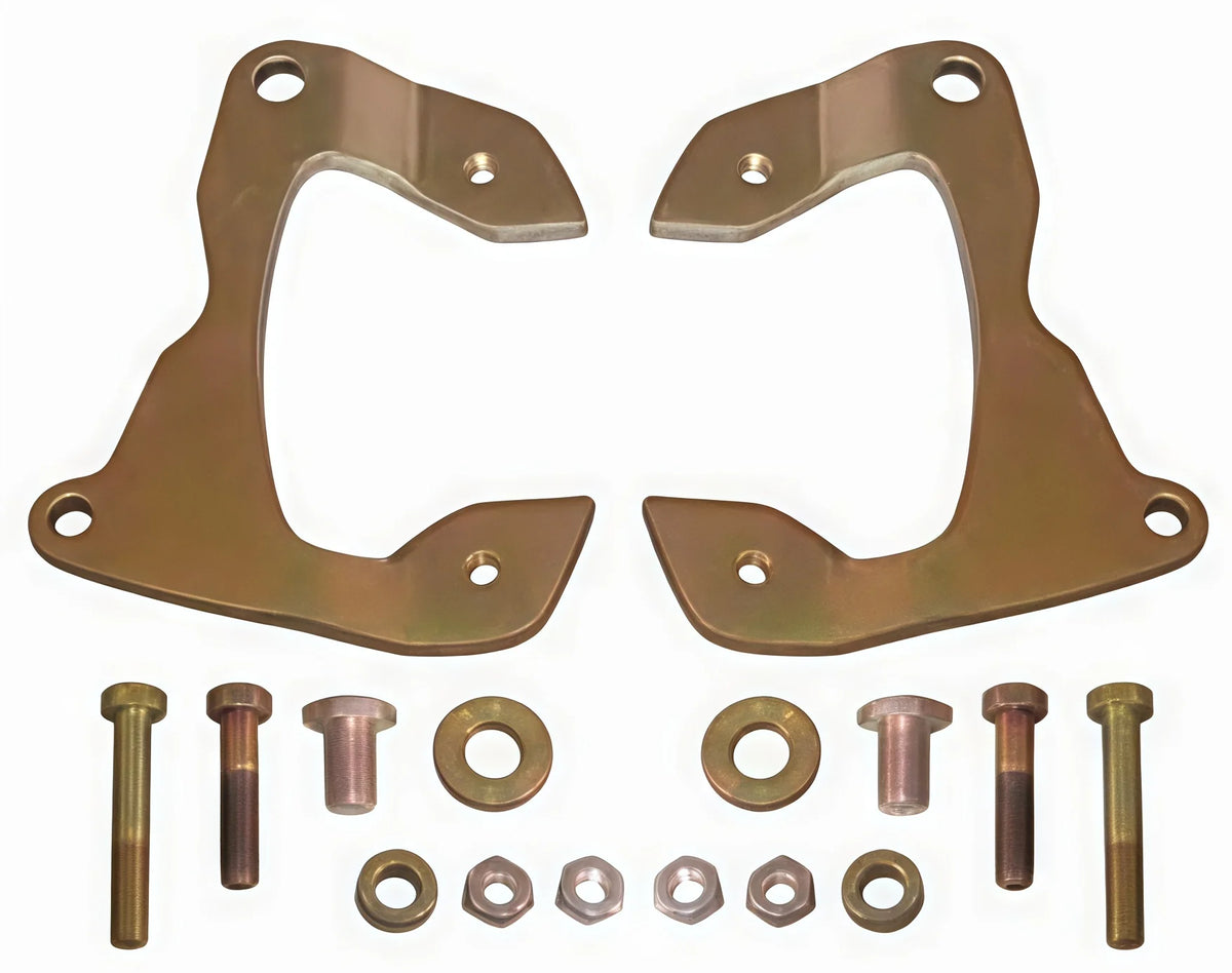 1955-64 Chevy Full Size Car, Stock Spindle GM Small Metric Caliper Bracket