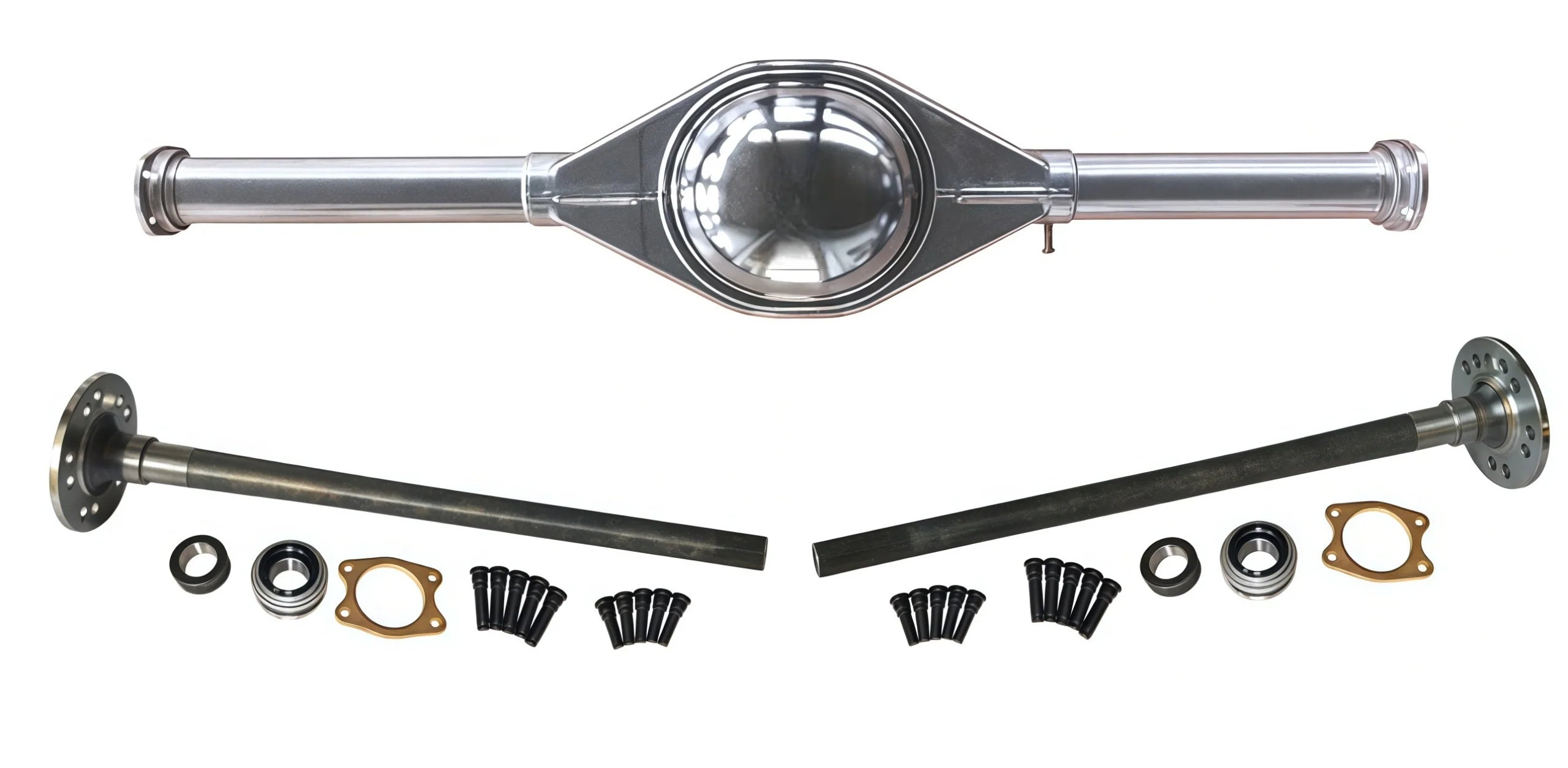 Universal Ford 9" Performance Crate Rearend w/ Axles,Round Center