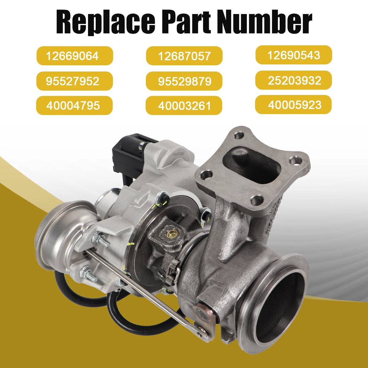 Turbo Turbocharger 12669064 NEW For Chevy Malibu L LS LT 1.5L Engine 2016-2023