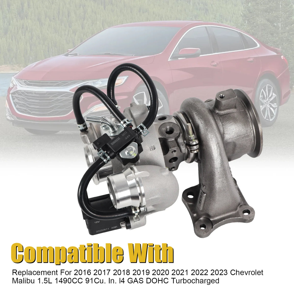 Turbo Turbocharger 12669064 NEW For Chevy Malibu L LS LT 1.5L Engine 2016-2023