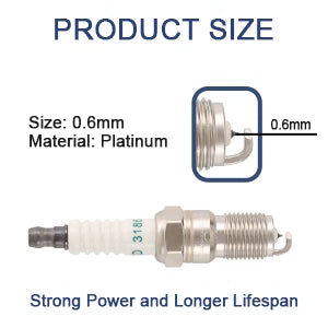 41-110 Iridium Spark Plugs & M8-48322 Spark Plug Wires for 5.3 6.0L 6.2L Chevy