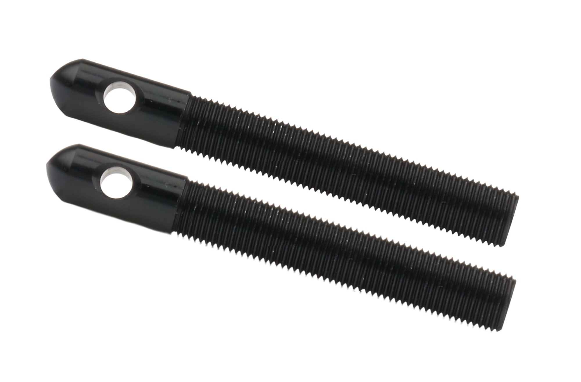 Alum Hood Pins 1/2in 1/4in Holes Black 2pk