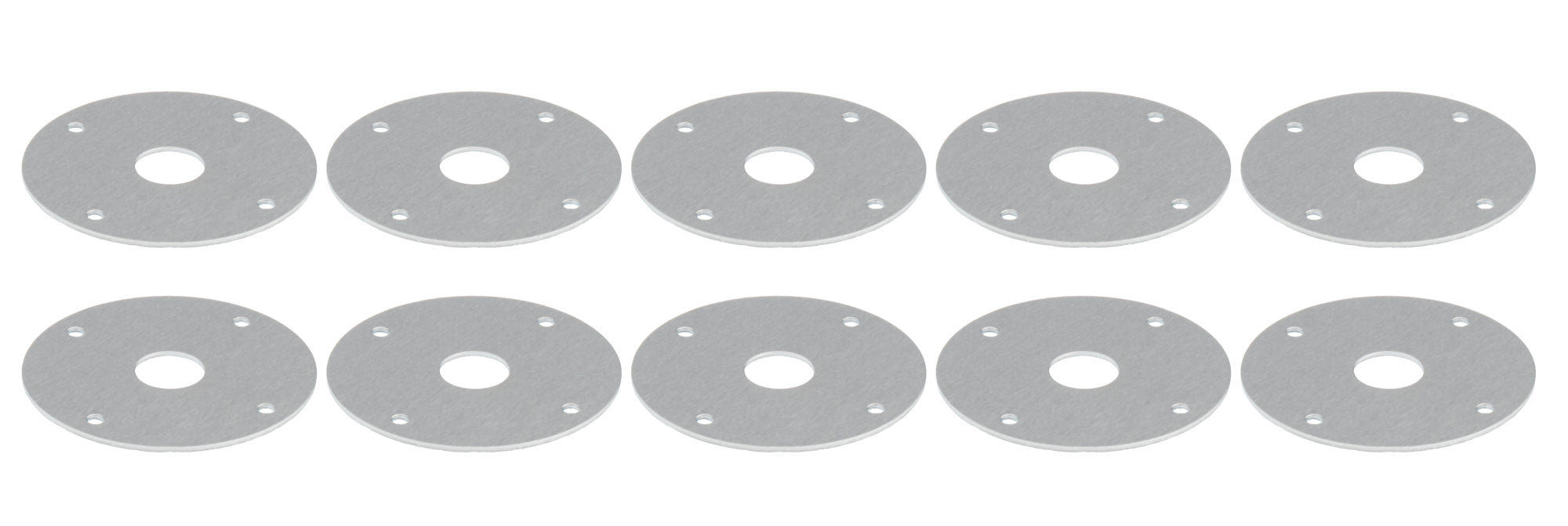 Scuff Plates Aluminum 1/2in Hole 10pk