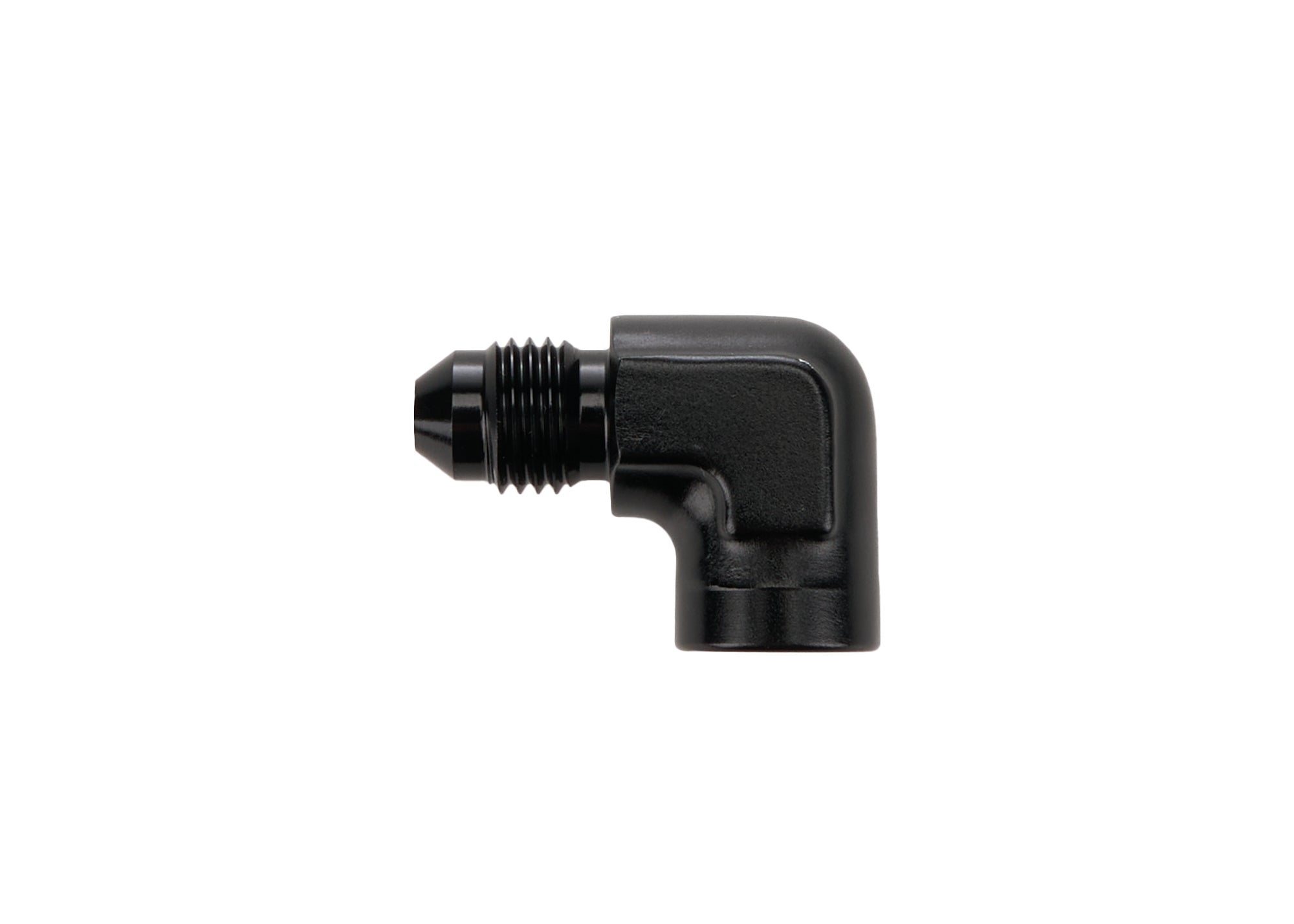 Adapter Fitting Aluminum 4AN to 1/8 NPT 90 Deg