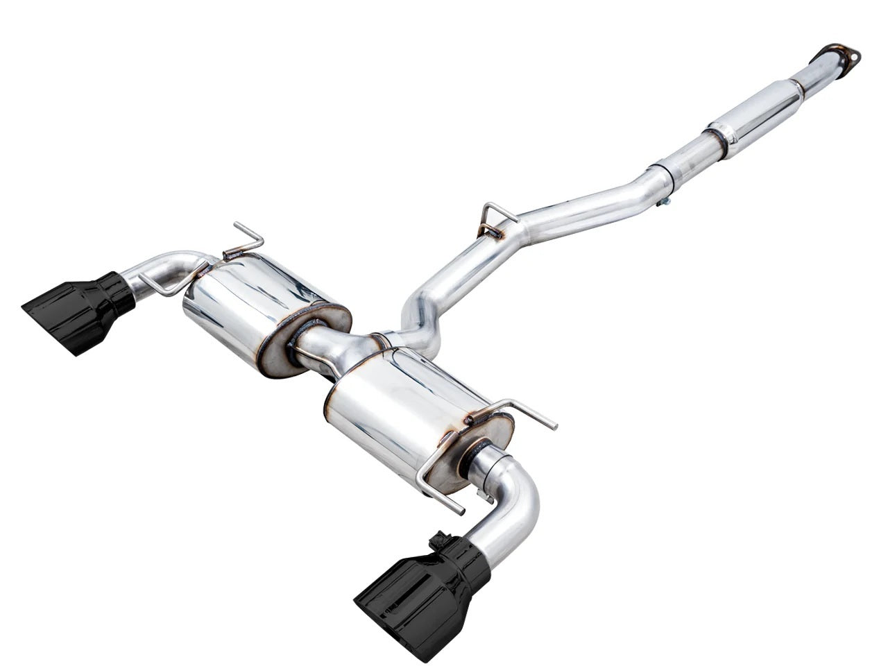 BRZ GR86 FR-S Exhaust Dual Outlet Black Tips