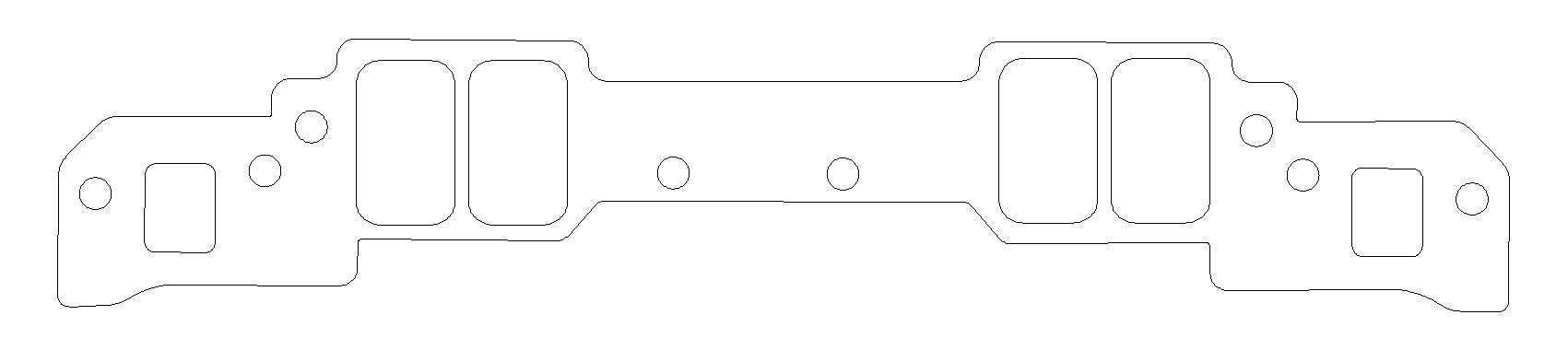 Intake Gasket Set SBC w/18 Degree Heads