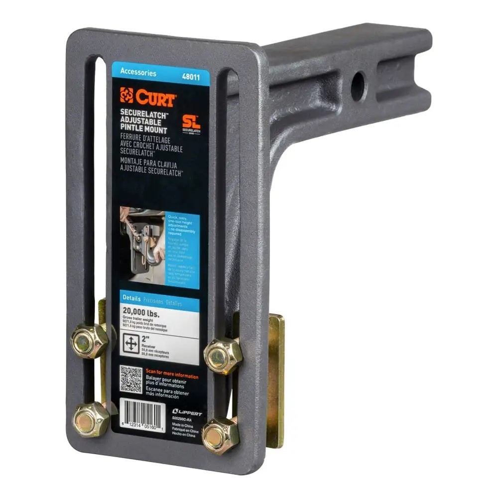 2in Adjustable Shank Pintle