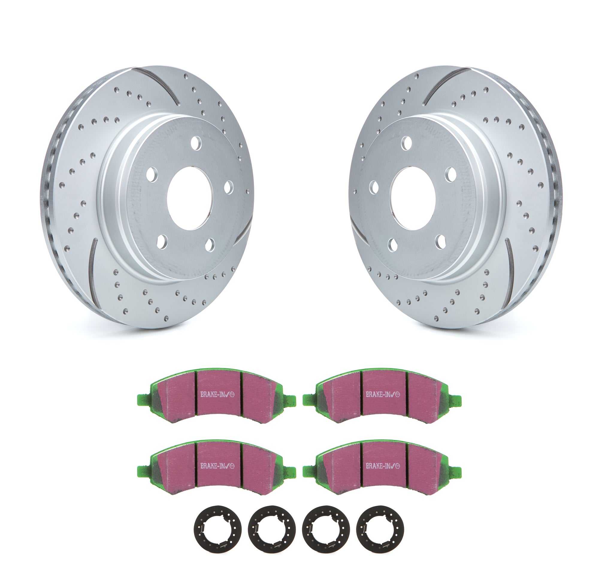 Brake Rotor & Pad Kit Greenstuff Durango