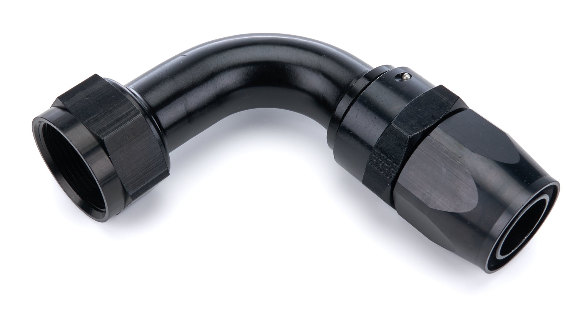 20an 90-Degree Hose End Black