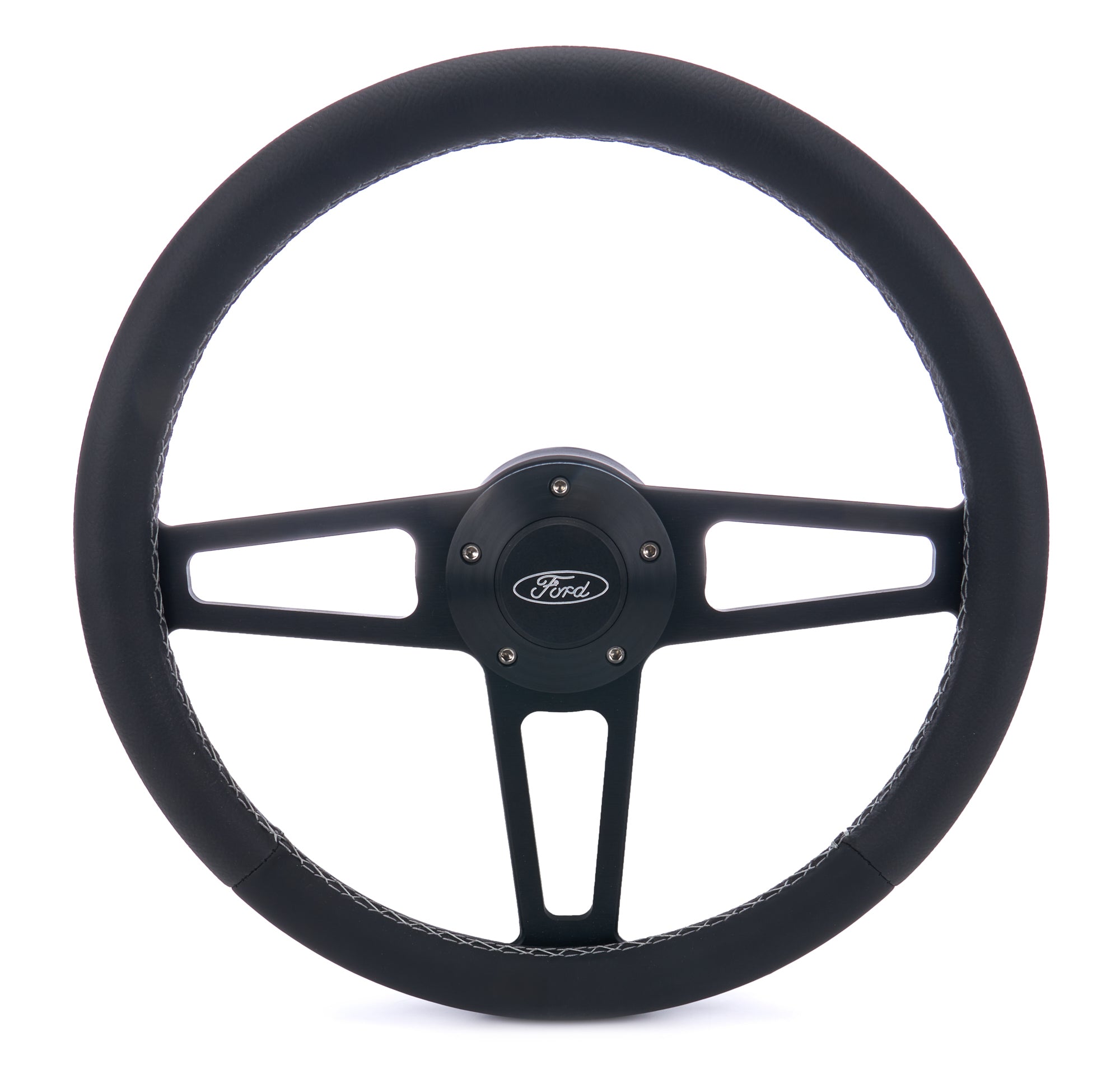 T Series Blk Wheel FORD Logo/Install Kit