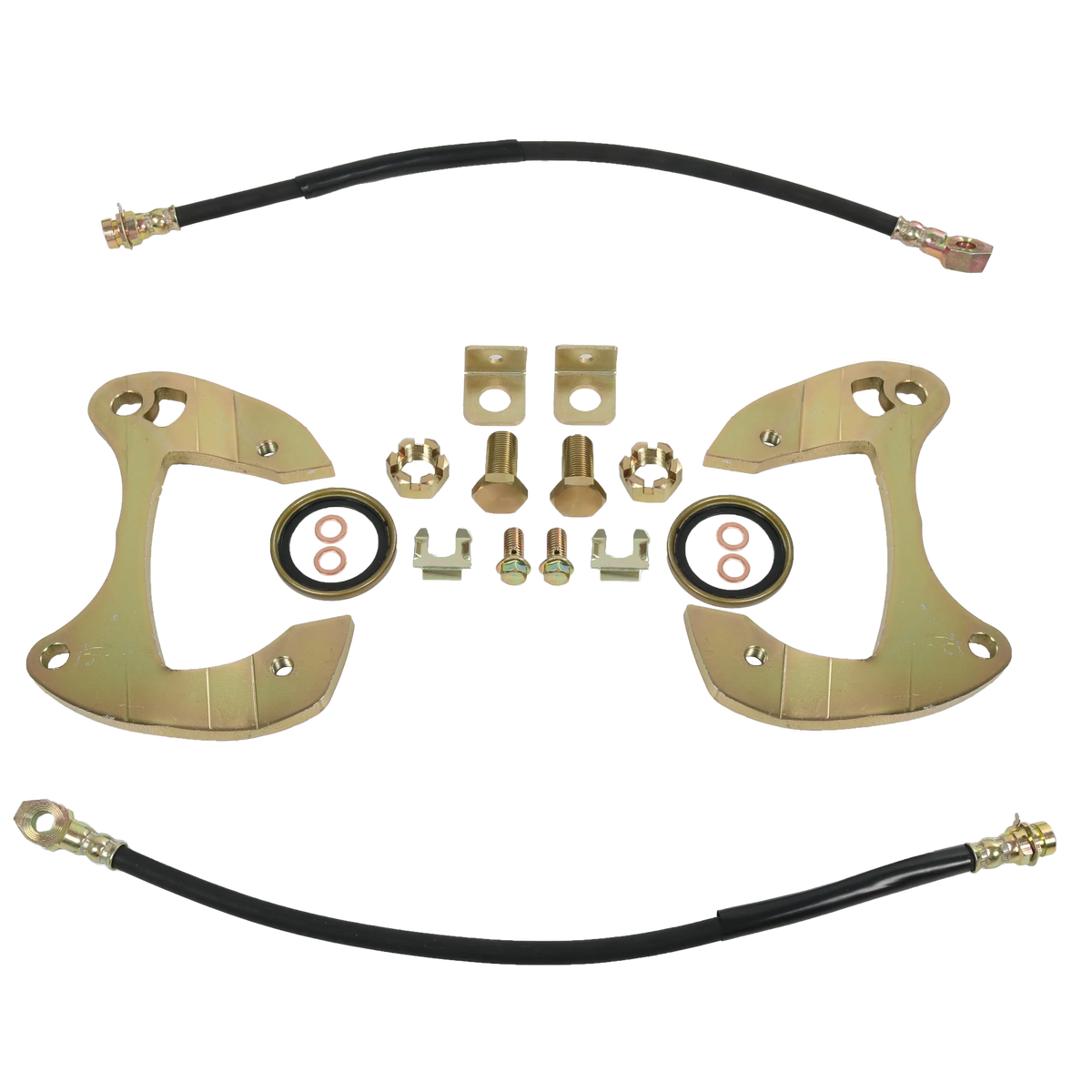 Full Size 5 x 4-3/4" Impala Bel Air Car Deluxe Disc Brake Kit For Chevy 1955-64