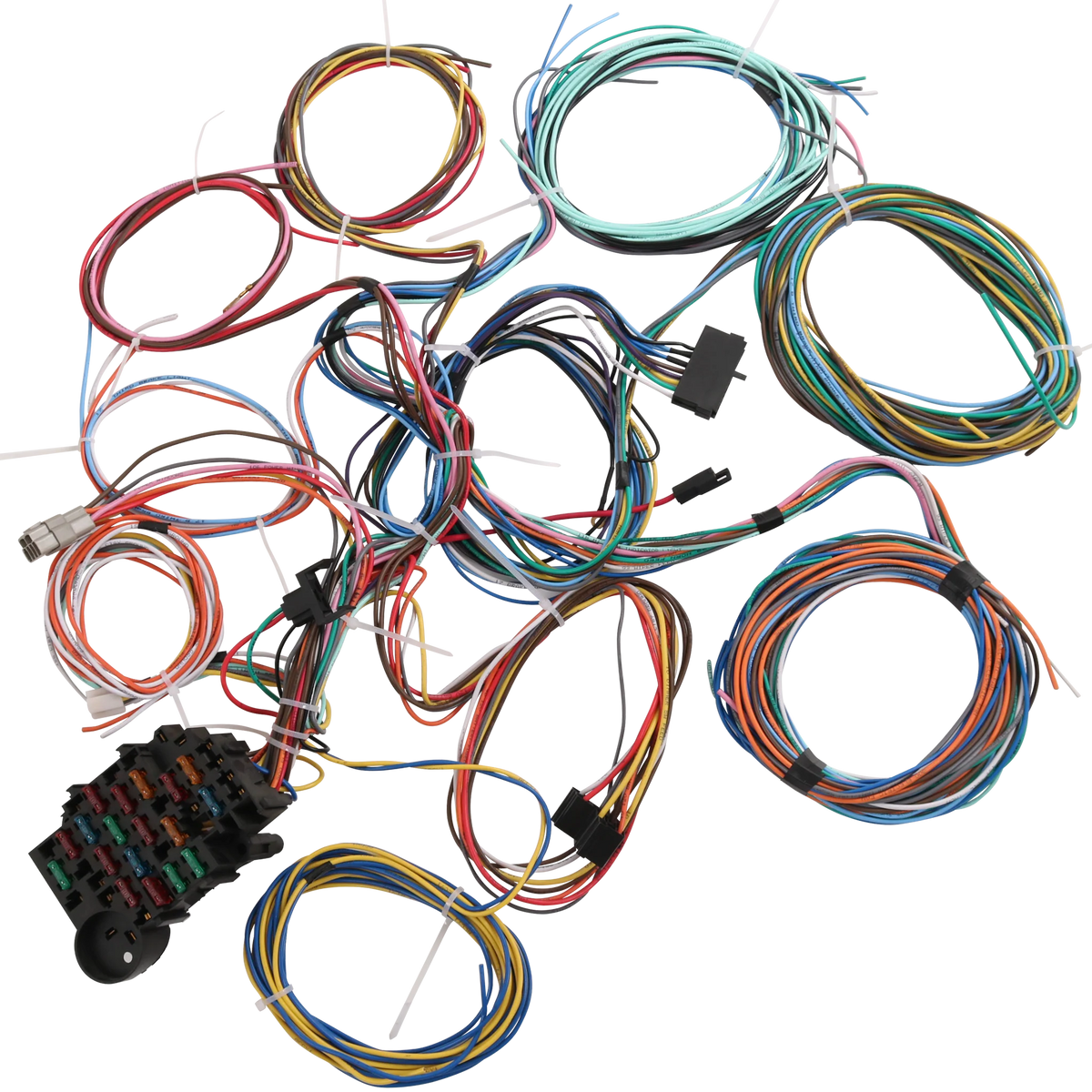 Wiring Harness 22 Circuit Universal Street Rod w/ Detailed Instructions