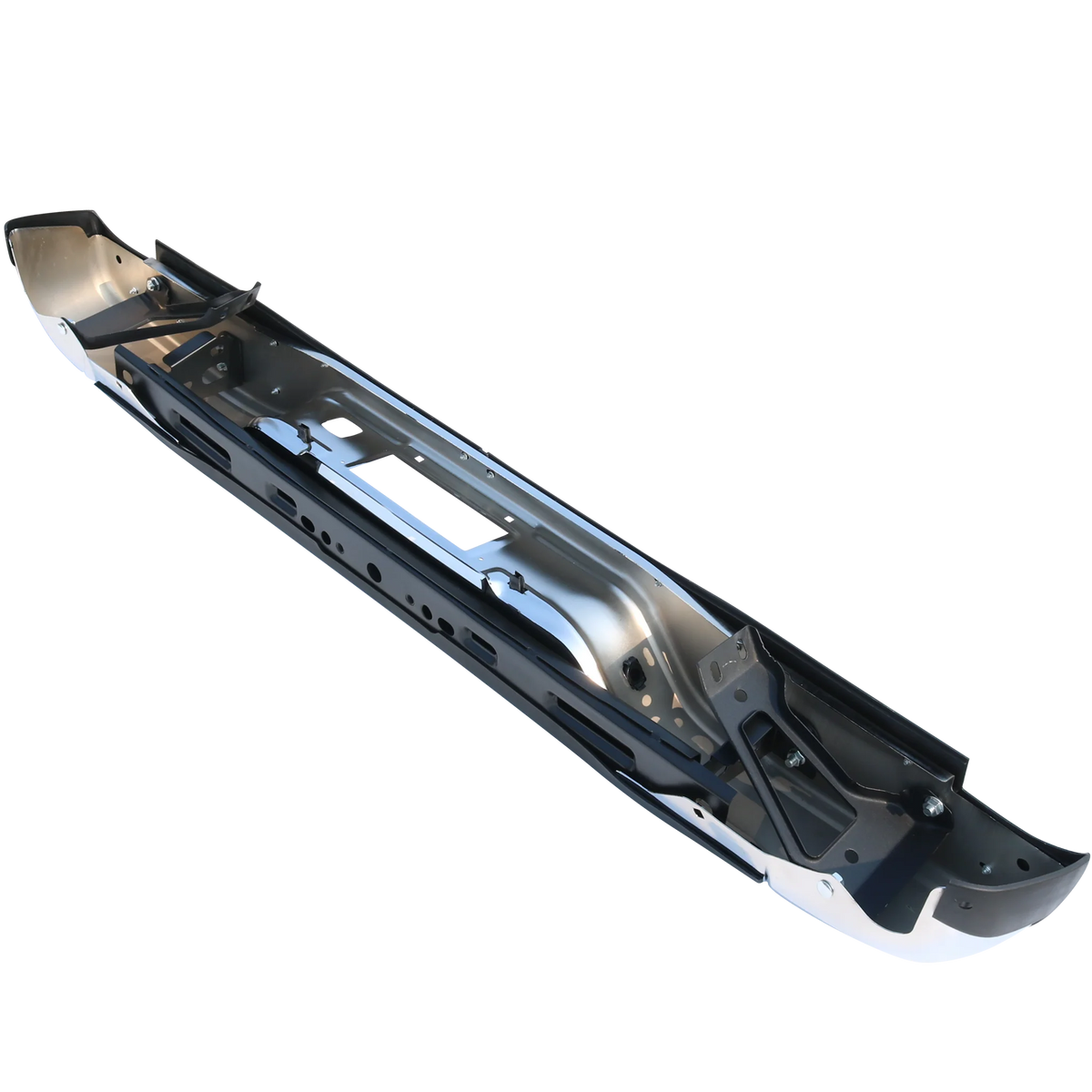 Rear Chrome Bumper w/Brackets Fit Chevy Silverado GMC Sierra 1500 1999-2006