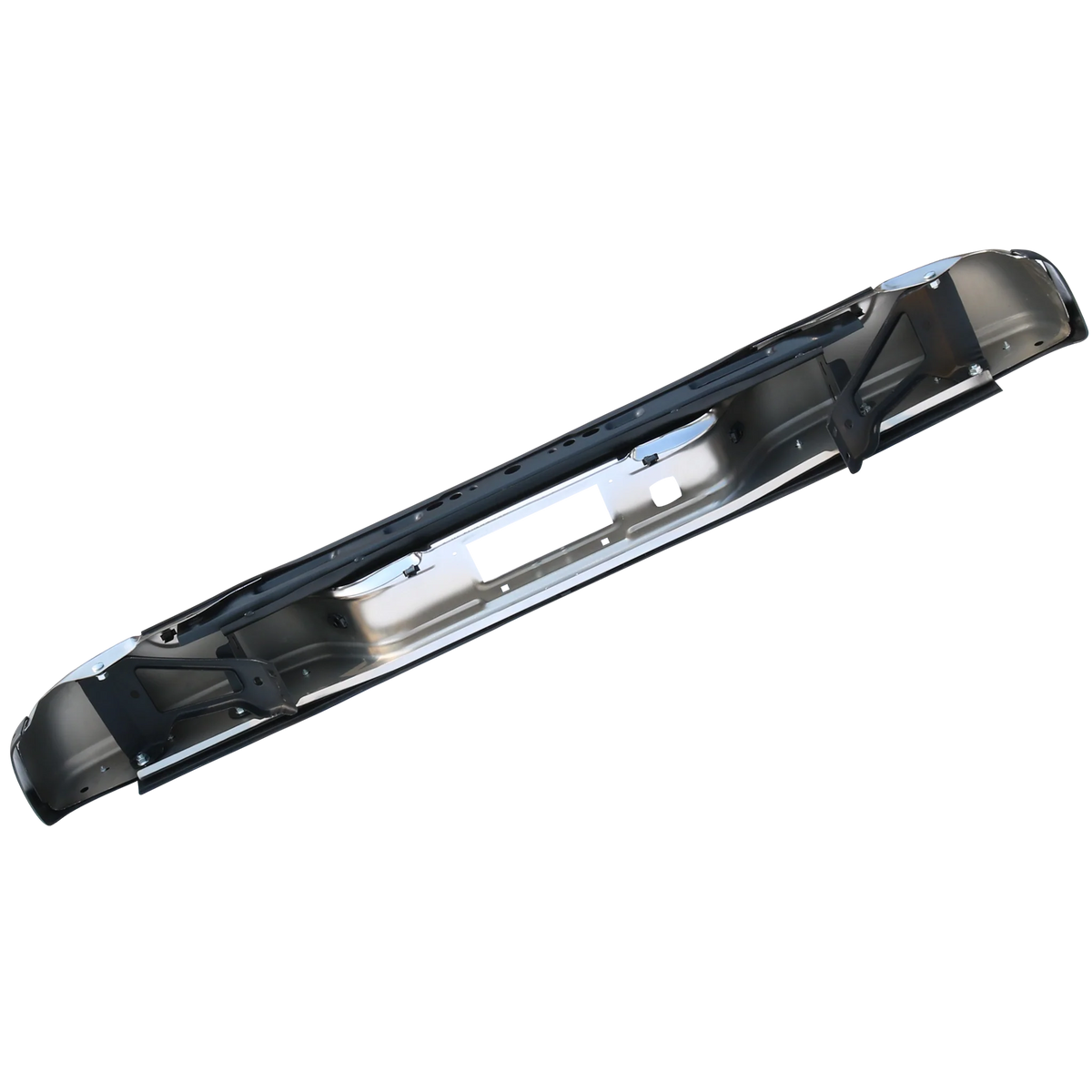Rear Chrome Bumper w/Brackets Fit Chevy Silverado GMC Sierra 1500 1999-2006