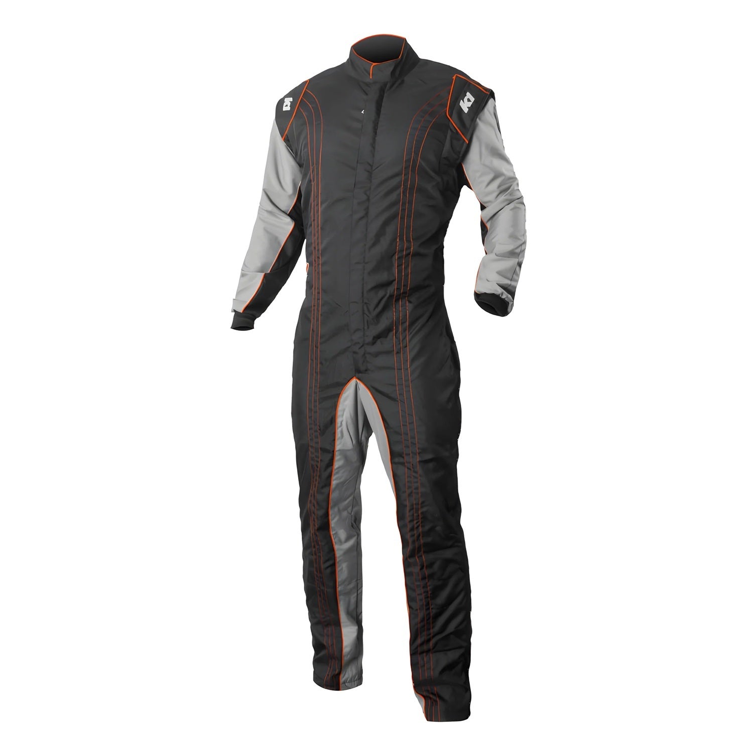 Suit Karting GK2 Adult Large Black/Orange