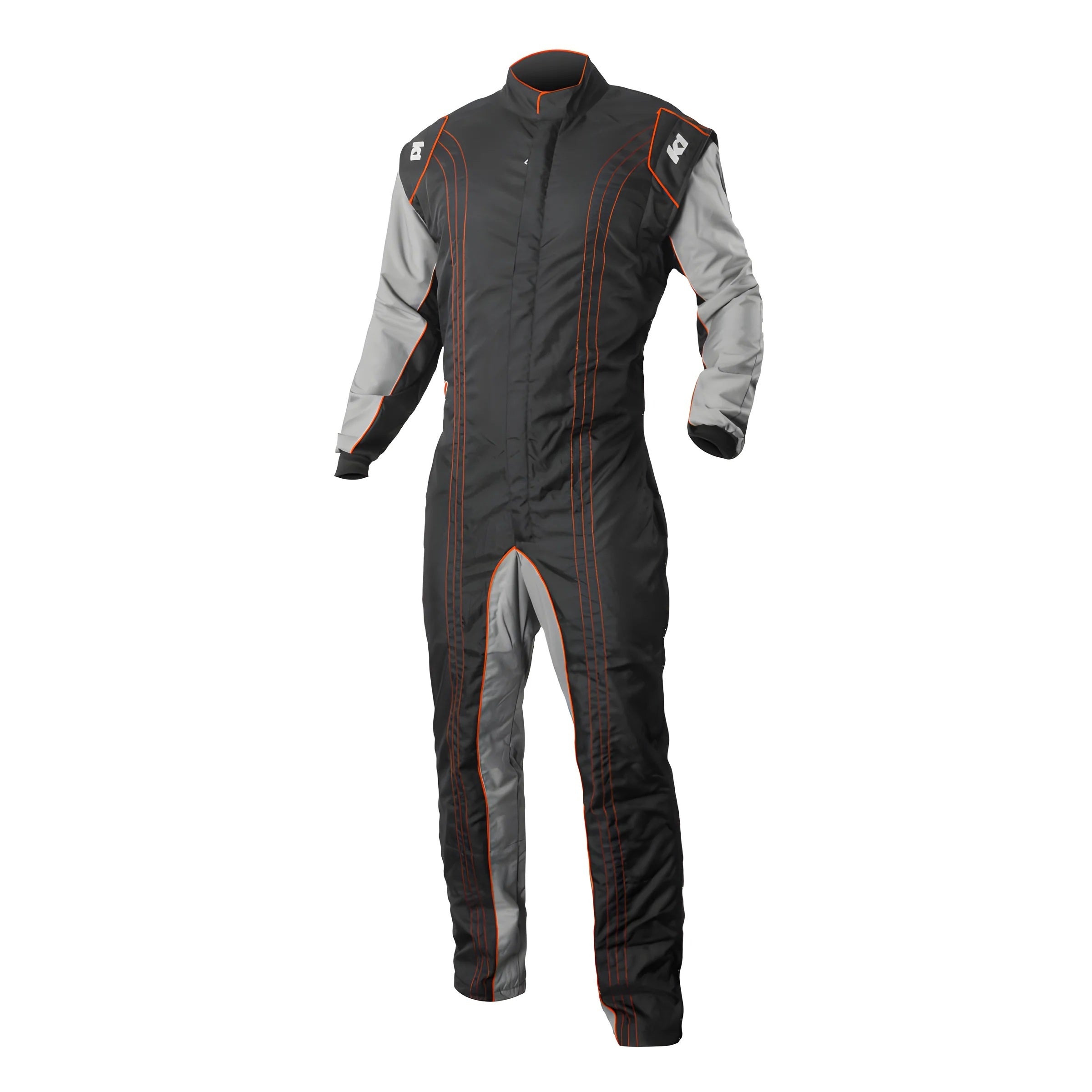 Suit Karting GK2 Adult X-Large Black/Orange