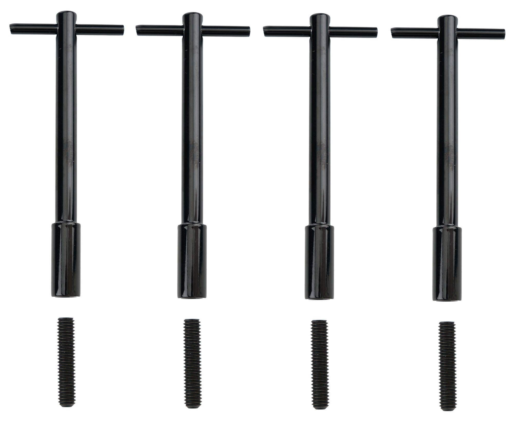 Valve Cover Wing Nut 4pk Black