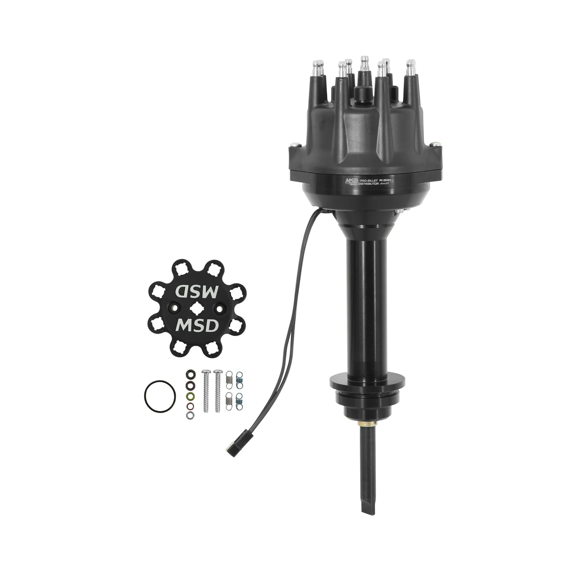 BBM 426-440 Pro Billet Distributor Black Finish